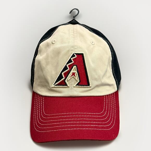 Fan Favorite Mens MLB Arizona Diamondbacks Red White Black Strapback Hat NWT NEW - Picture 1 of 8
